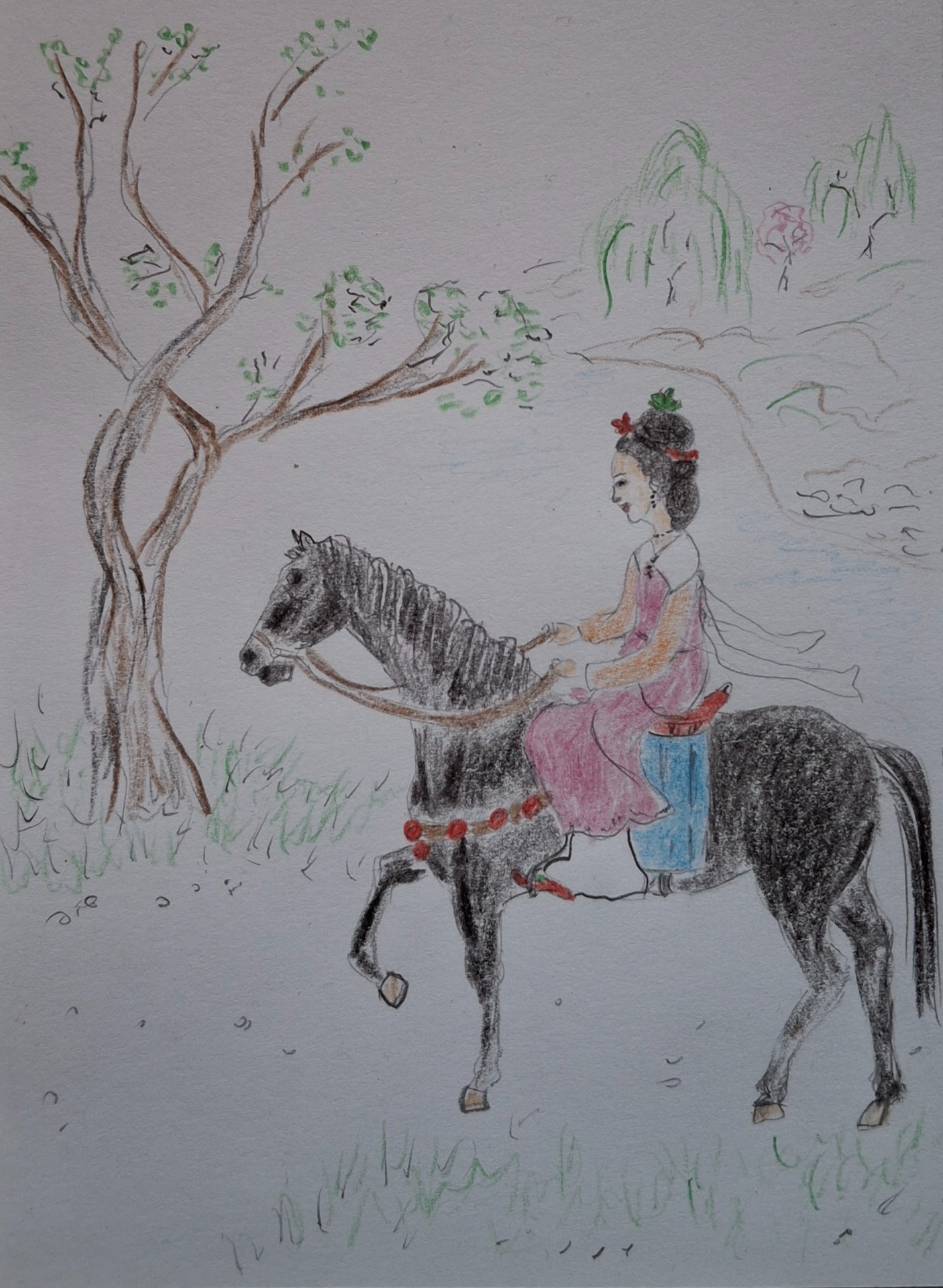 集灵台二首, 张祜