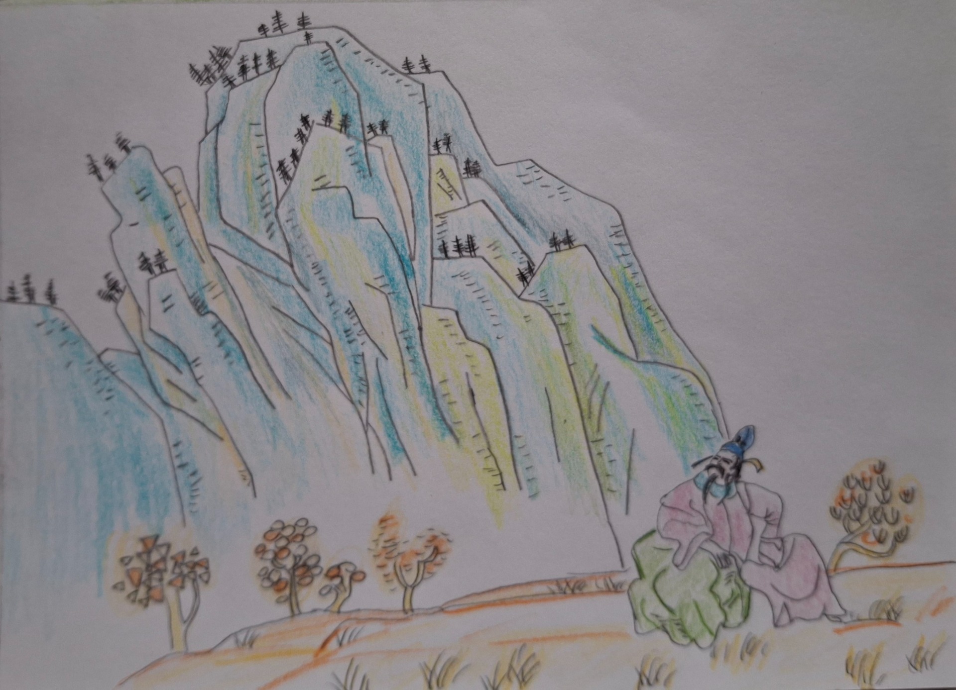 山斋独坐赠薛内史诗二首, 杨素, 敬酬杨仆射山斋独坐, 薛道衡